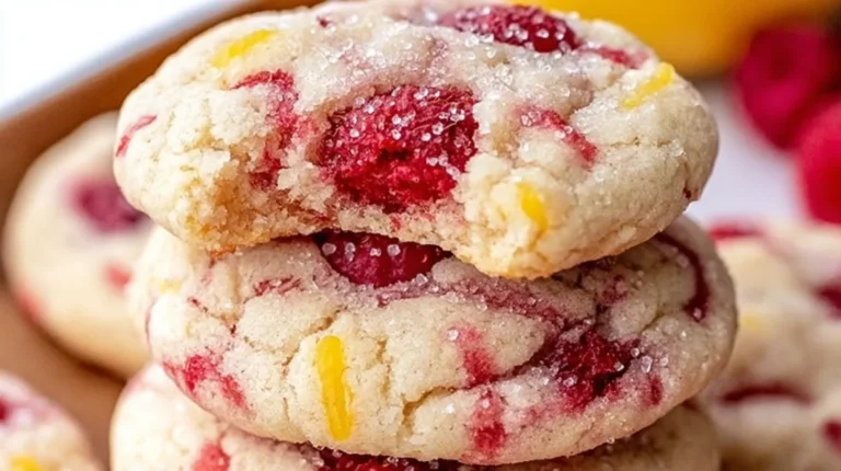 Raspberry Lemon Cookies