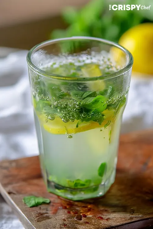 Sabja Drink Sweet Basil Lemonade