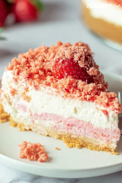 Strawberry Crunch Cheesecake