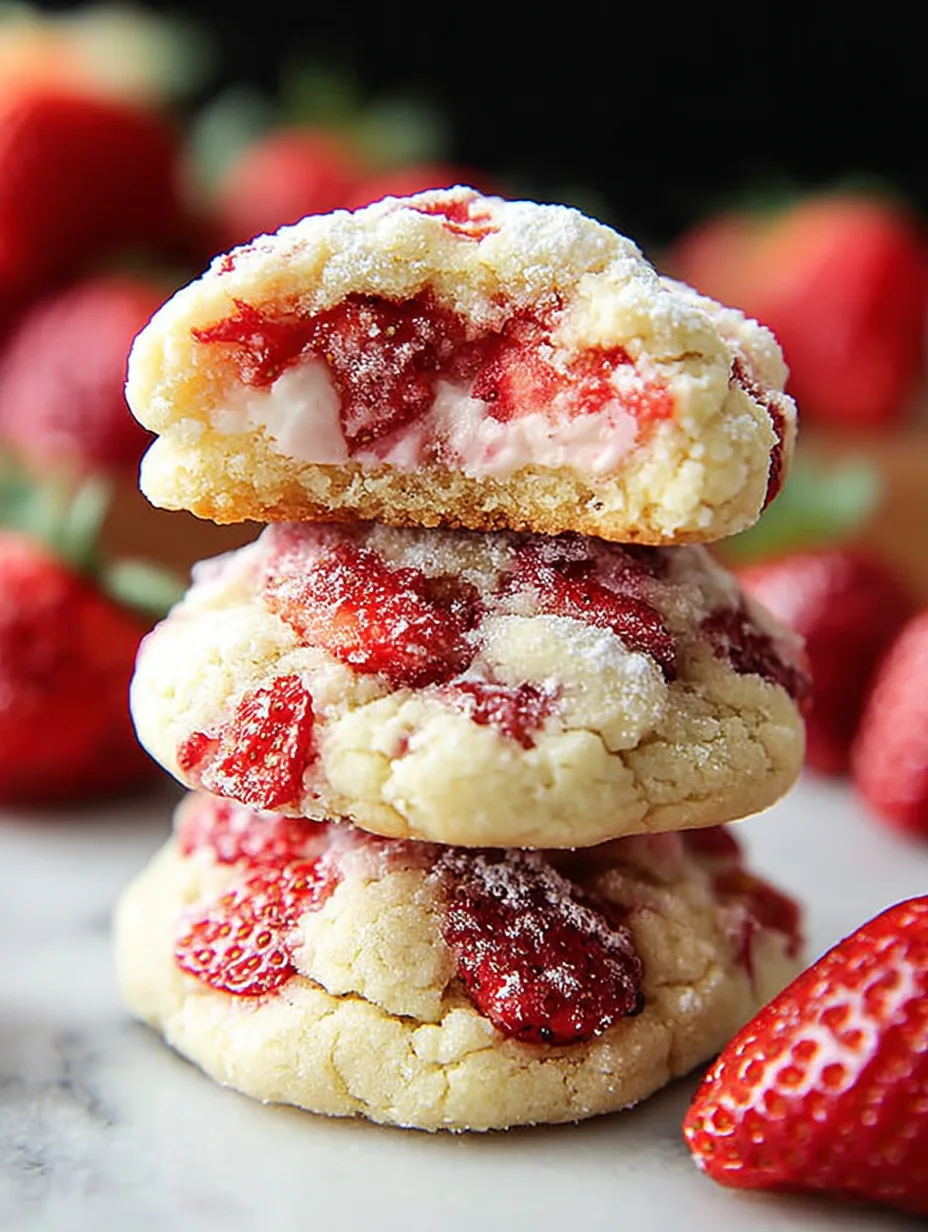 Strawberry Shortcake Cookies