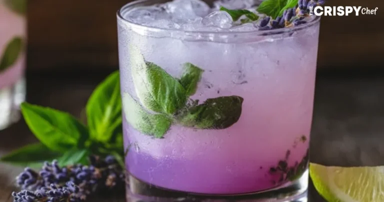 Virgin lavender mojito