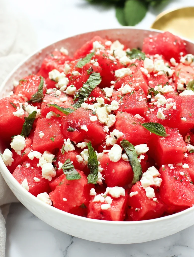 Watermelon Feta Salad