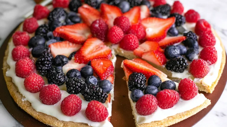 berry fruit pizza