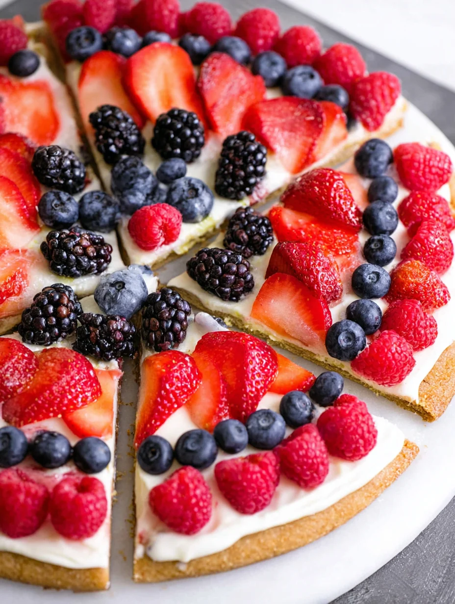 berry fruit pizza