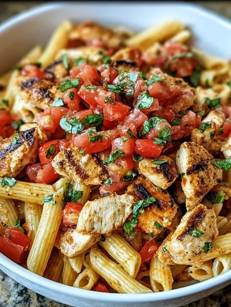 bruschetta chicken pasta