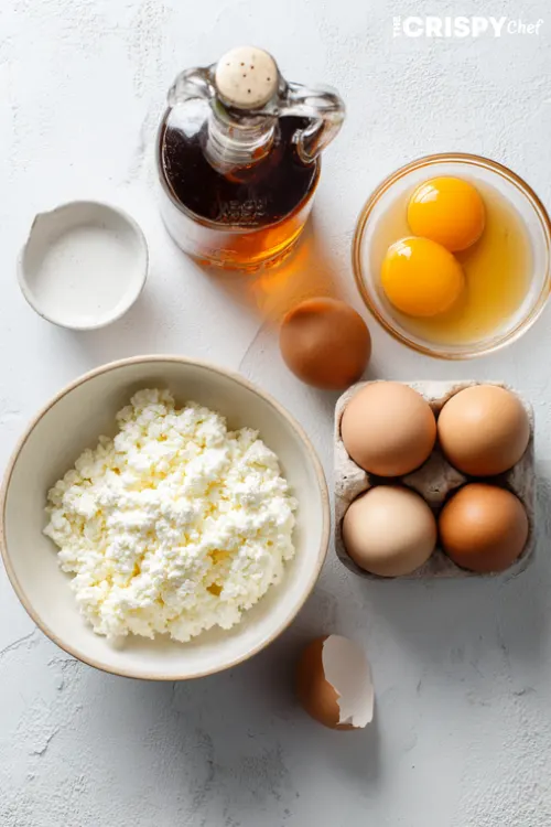 floueless cottage cheese pancakes