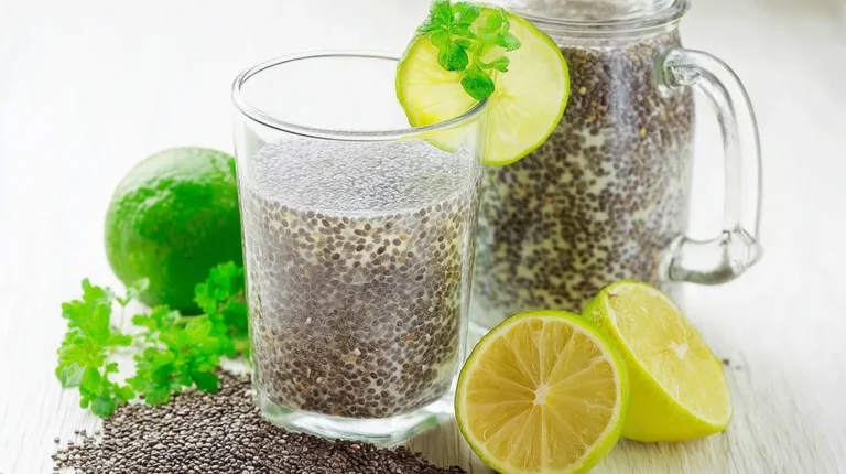 ginger lemon chia water weight loss