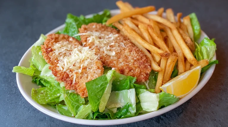 Caesar Salad with Fries