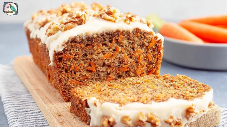 Carrot Cake Loaf with Cream Cheese Filling