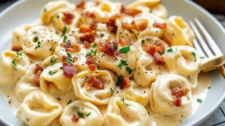 Creamy Tortellini Carbonara