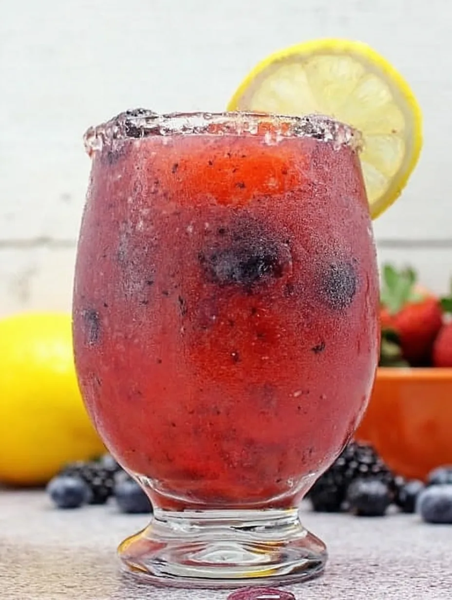 Mixed Berry Frozen Margarita