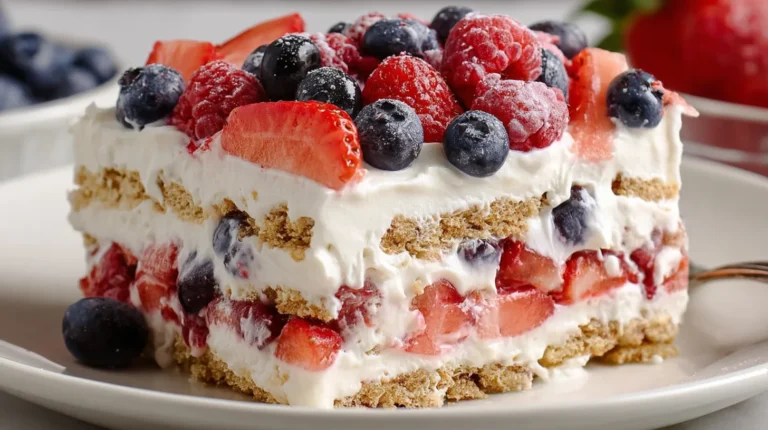 No-Bake Berry Icebox Cake