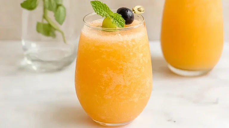 Peach Bellini Mocktail