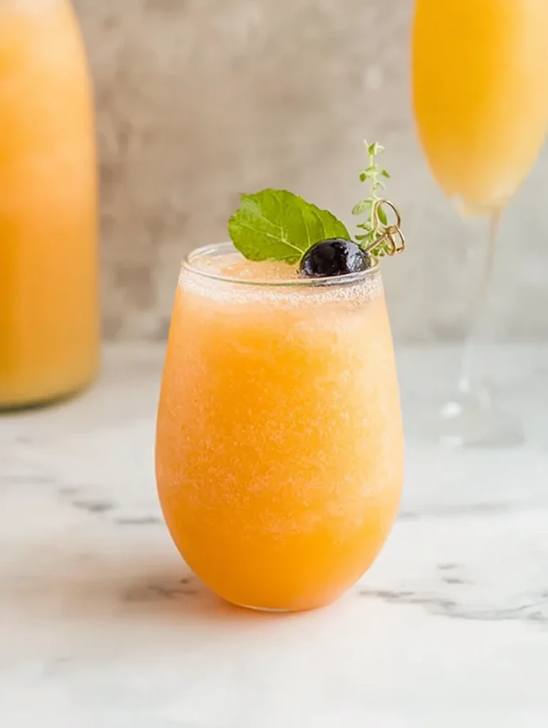 Peach Bellini Mocktail