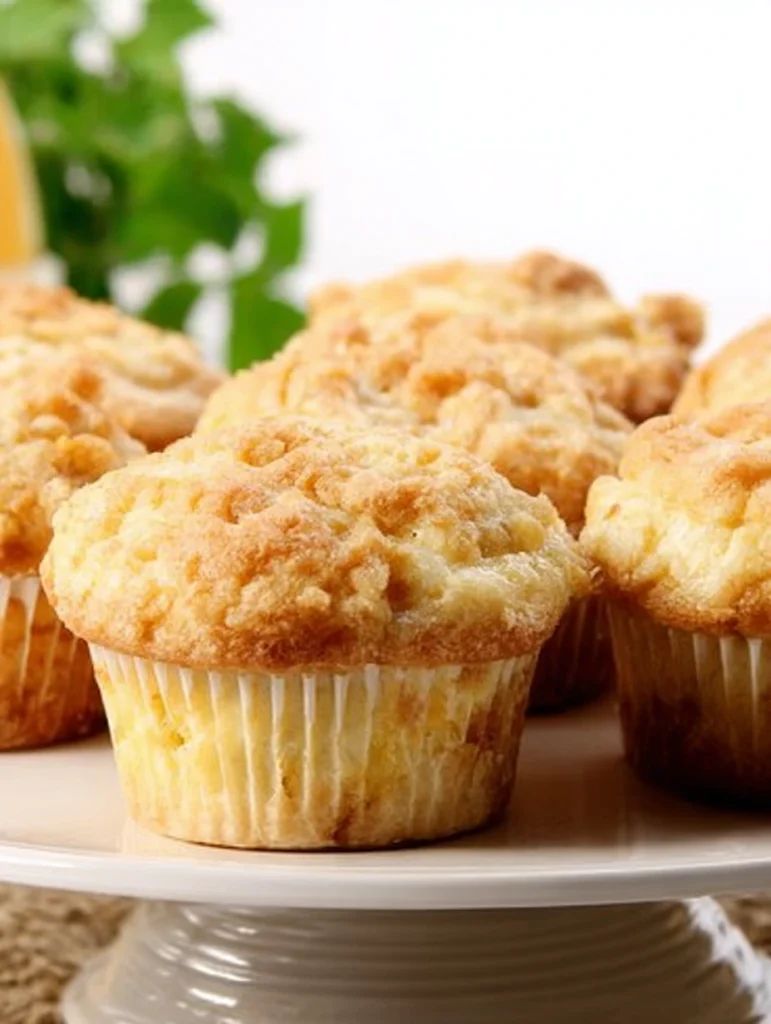 Peach Cream Cheese Muffins