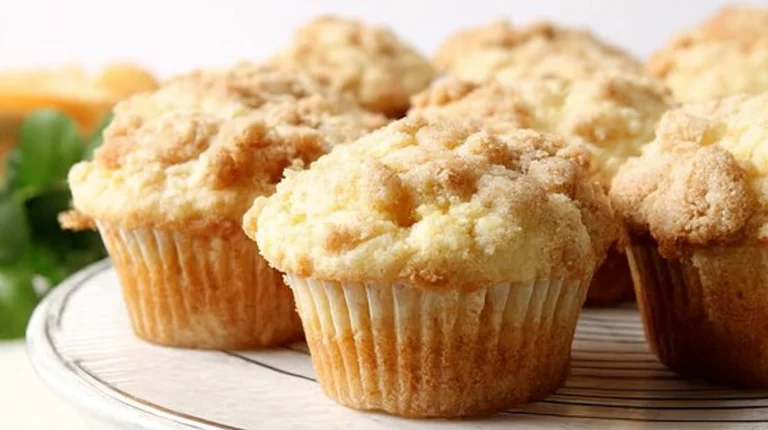 Peach Cream Cheese Muffins