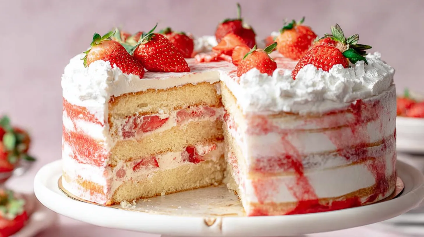 Strawberry Shortcake Cake