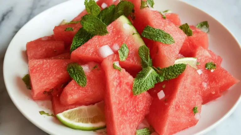 Watermelon Mojito Salad