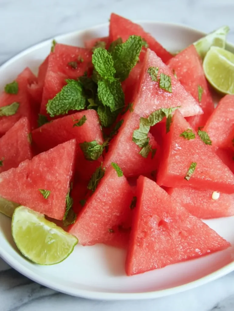 Watermelon Mojito Salad