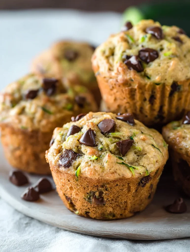 Chocolate Chip Zucchini Muffins