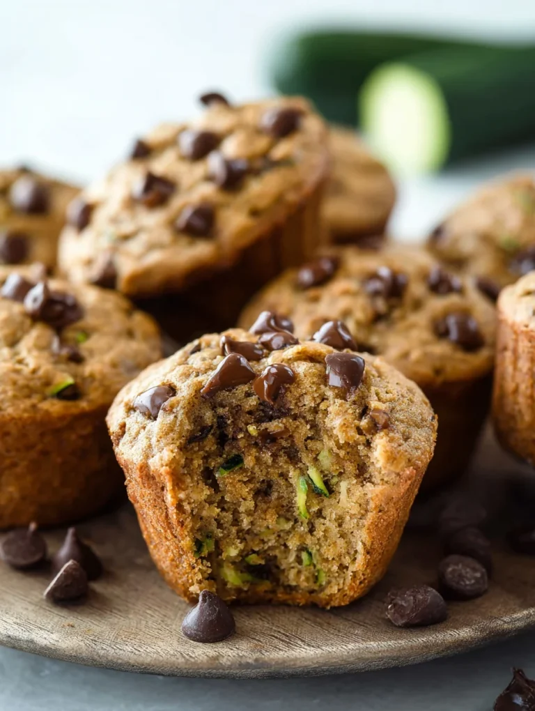Chocolate Chip Zucchini Muffins