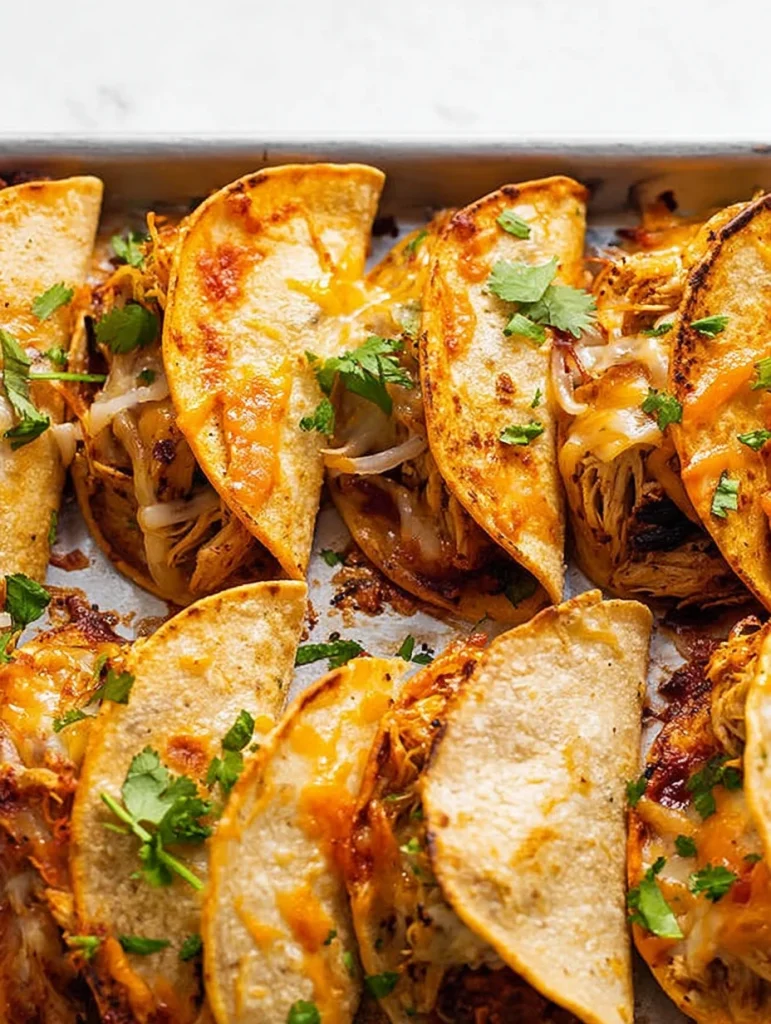 Mini Baked Chicken Tacos