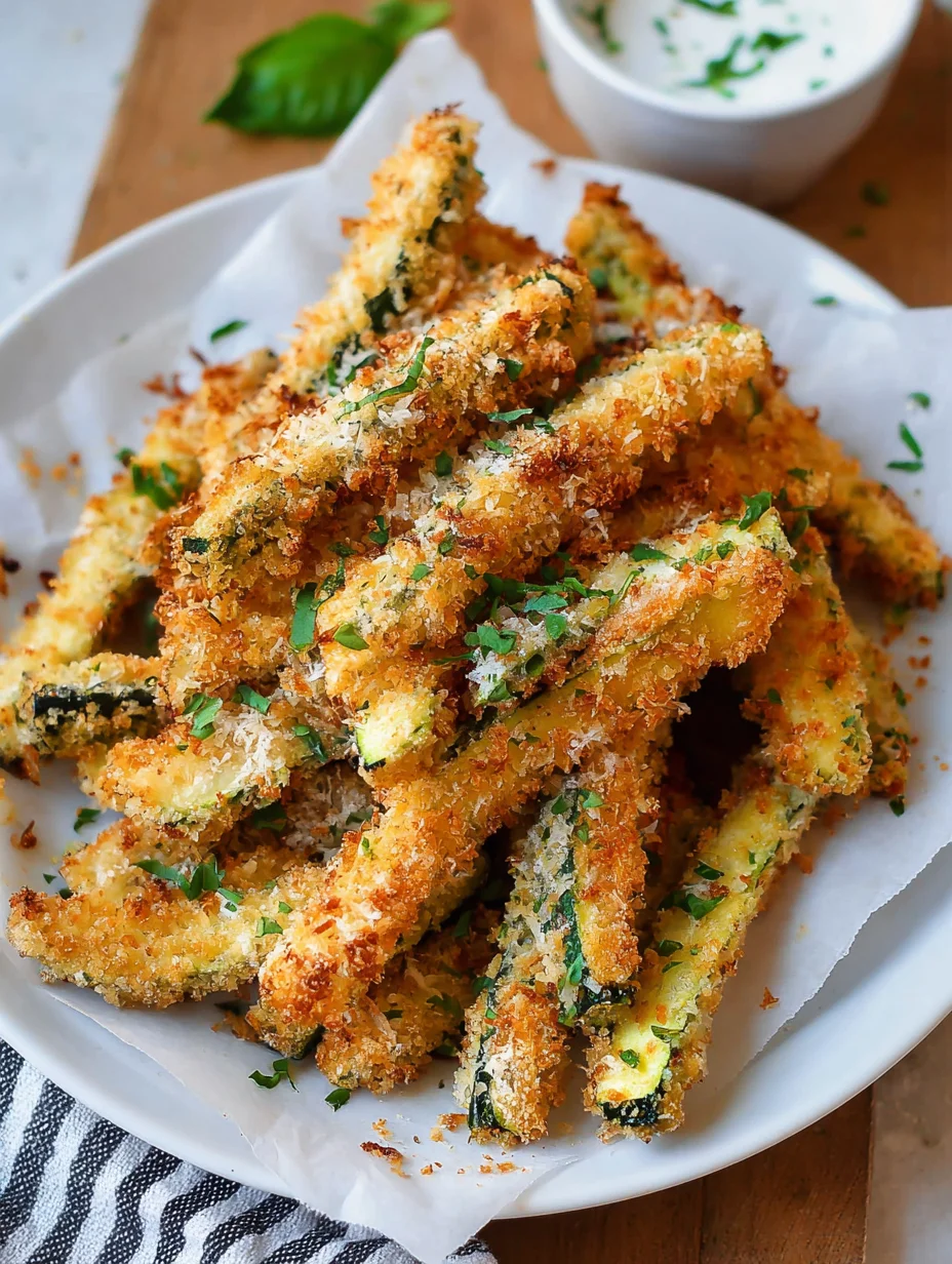 Parmesan Zucchini Fries