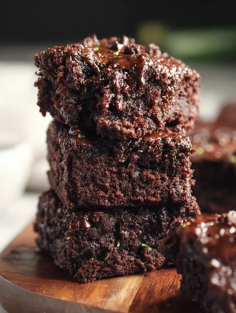 Vegan Zucchini Brownies
