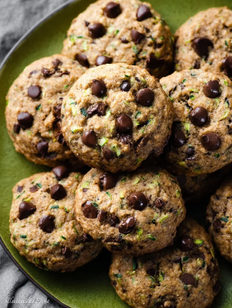 Zucchini Chocolate Chip Cookies