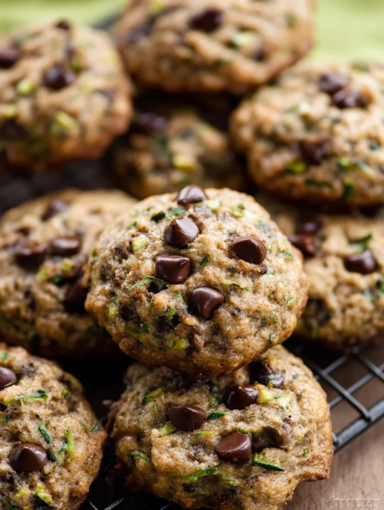 Zucchini Chocolate Chip Cookies