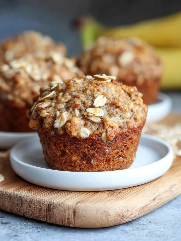 Banana Oatmeal Muffins Recipe