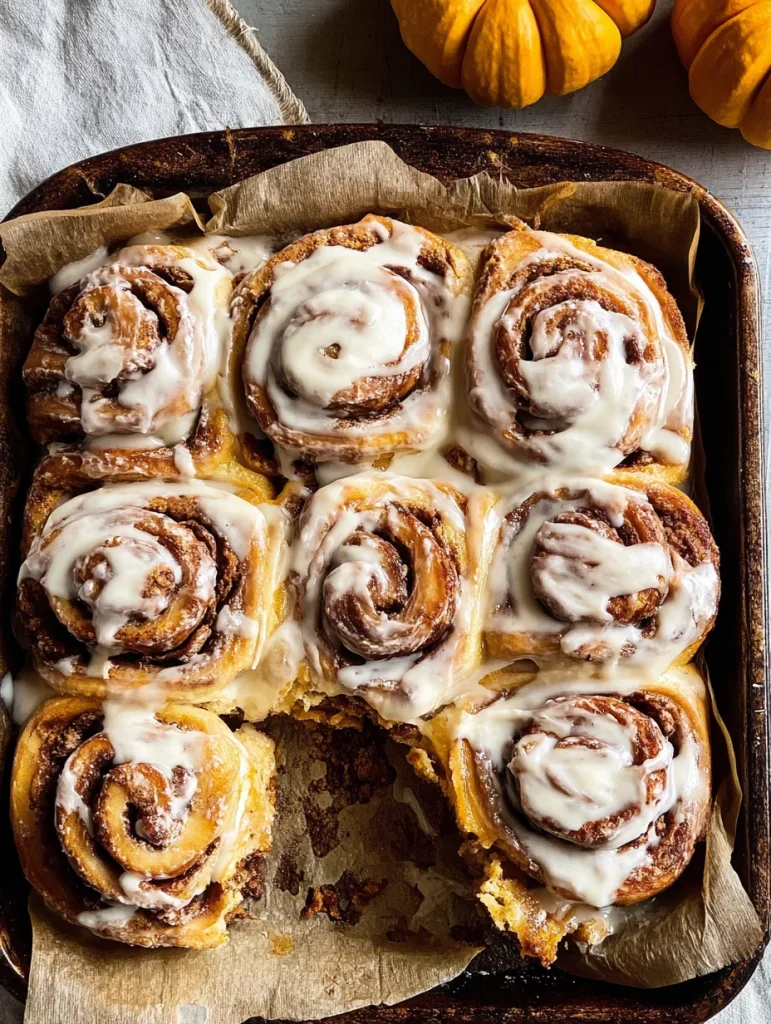 Pumpkin Cinnamon Rolls