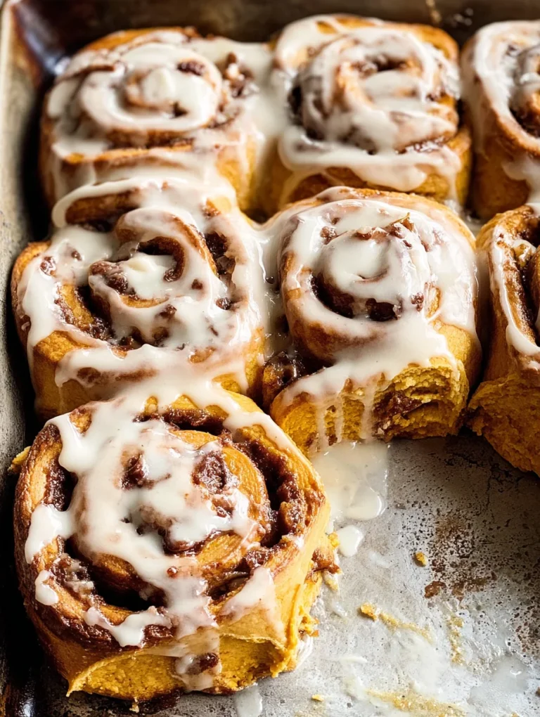 Pumpkin Cinnamon Rolls