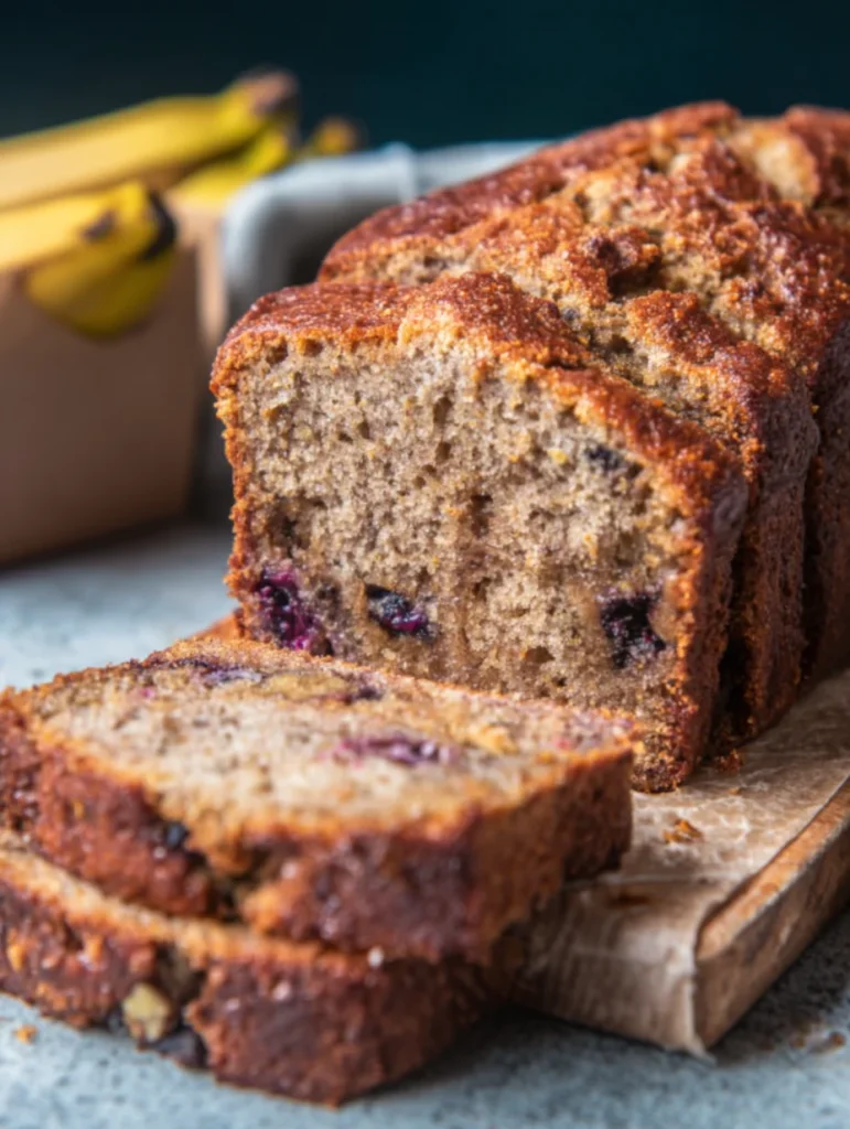 Huckleberry Banana Bread