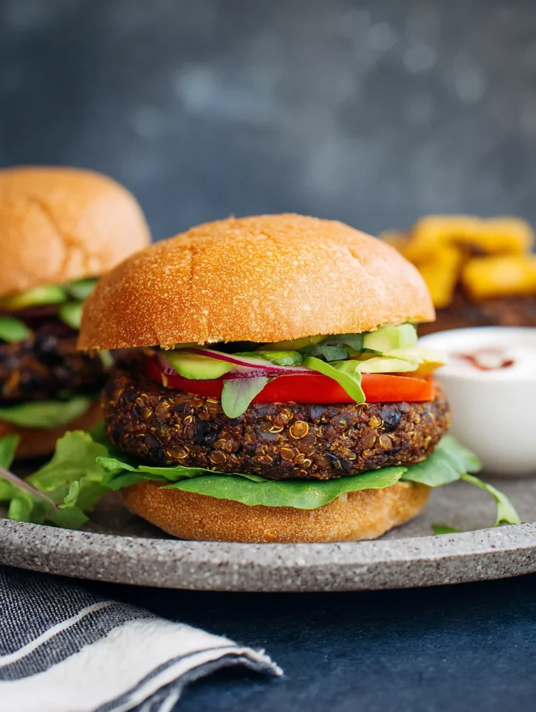 black bean quinoa burger recipe
