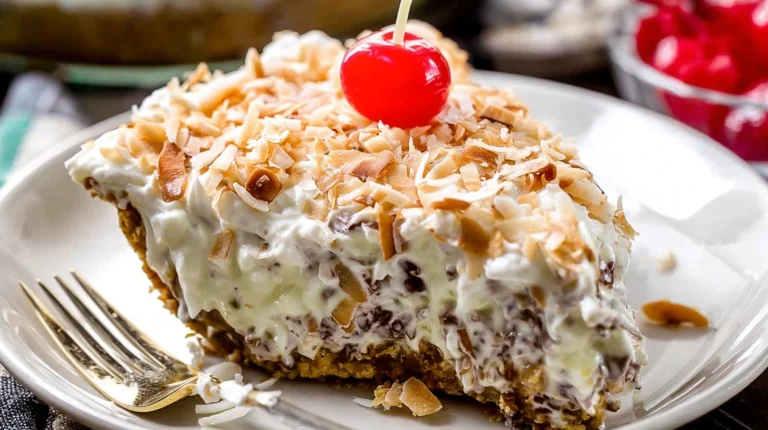 Million-Dollar Pie: The Legendary Dessert You Need in Your Life Alright, let’s talk about a dessert that’s been on my radar forever and never stops delivering — Million-Dollar Pie. Ever heard of it? If not, brace yourself. This pie isn’t just any dessert; it’s like the Beyoncé of pies: flawless, crowd-pleasing, and guaranteed to steal the show at every gathering. Seriously, it’s been around for decades, and for good reason. I stumbled upon this gem at a friend’s cookout years ago, and honestly, it changed my dessert game forever. The creamy, nutty, sweet goodness packed into one slice? Total legend status. I still remember thinking, “Why haven’t I been making this all along?” So, what’s the deal with this “Million-Dollar Pie,” and why is it worth every single penny (and calorie)? Let’s break it down. What Makes Million-Dollar Pie So Special? The Origins: A Southern Classic with a Secret Million-Dollar Pie hails from the South, and you know Southerners don’t mess around when it comes to hospitality and dessert. It’s a no-bake pie that combines simple ingredients in a way that feels downright luxurious. Imagine mixing cream cheese, crushed pineapple, shredded coconut, chopped pecans, and whipped topping all wrapped up in a buttery graham cracker crust. Sounds pretty rich, right? But here’s the kicker — it’s surprisingly easy to make. The magic is in the layering and the balance of textures: creamy, crunchy, tangy, and sweet all at once. Ever wondered why this combo works so well? It’s the perfect harmony of flavors and textures playing together like a well-rehearsed band. What’s In a Name? “Million-Dollar” because it tastes like a million bucks, of course. But no, you don’t need a trust fund to whip this up. It’s budget-friendly, simple, and, IMO, one of those desserts that makes you look like you spent way more time and effort than you actually did. That’s a win-win. Breaking Down the Layers: Why Each One Matters Let me give you the rundown so you don’t miss any of the magic. The Crust: The Foundation of Flavor Usually made from graham cracker crumbs mixed with melted butter. It’s buttery, slightly crunchy, and just sweet enough to hold up to the creamy filling. Pro tip: Press it firmly and chill it well so it doesn’t get soggy under the filling. The Creamy Filling: The Heart and Soul Cream cheese + powdered sugar = the creamy base. Add in crushed pineapple (drain it well, please, unless you want a soggy pie — rookie mistake). Fold in sweetened shredded coconut for that tropical sweetness. The pecans bring the crunch and a touch of earthiness, which cuts through the sweetness perfectly. The Whipped Topping: The Dreamy Finish Usually a tub of whipped topping like Cool Whip — light, airy, and the perfect finish. Spread it thick on top and sprinkle some extra coconut or chopped pecans if you’re feeling fancy. Why Million-Dollar Pie Is Perfect for Every Occasion Easy Peasy, No Bake Don’t like heating up your kitchen or fiddling with complicated baking? Same here. This pie is no-bake, which means it’s literally mixing and chilling. Ideal for summer, potlucks, or last-minute dessert emergencies. Crowd-Pleaser Alert Whether it’s a family reunion, a casual BBQ, or a holiday feast, this pie disappears fast. I’ve watched it vanish in under ten minutes at parties. People come back for seconds. Even picky eaters. Even my “I don’t do dessert” uncle. Customizable and Flexible Want to swap pecans for walnuts? Go ahead. Craving a touch more tang? Add some lemon zest or a splash of lime juice. Feel like making it boozy? A little rum or bourbon mixed into the filling works wonders. FYI, I’m not responsible for the dance moves that follow. How to Make Your Own Million-Dollar Pie (Without Breaking a Sweat) I’m all about keeping things simple and foolproof. Here’s the gist: Ingredients You’ll Need: 1 ½ cups graham cracker crumbs 6 tbsp unsalted butter, melted 8 oz cream cheese, softened 1 cup powdered sugar 1 can (20 oz) crushed pineapple, drained 1 cup shredded sweetened coconut 1 cup chopped pecans (toasted if you want that extra flavor punch) 1 tub (8 oz) whipped topping (Cool Whip or similar) Step-by-Step: Prepare the crust: Mix graham cracker crumbs and melted butter until combined. Press firmly into a 9-inch pie pan. Chill for 10 minutes. Make the filling: Beat cream cheese and powdered sugar until smooth. Fold in pineapple, coconut, pecans, and half of the whipped topping. Assemble: Spread the filling evenly over the crust. Top with the remaining whipped topping. Chill: Refrigerate for at least 4 hours or overnight. The longer it chills, the better it tastes. Serve: Slice and enjoy your slice of heaven. Pro Tips to Take Your Million-Dollar Pie to the Next Level Toast your pecans for a nuttier, deeper flavor. Trust me, it’s worth the extra minute or two. Drain the pineapple well. Waterlogged filling = sad pie. Nobody wants that. Try adding a splash of coconut extract for that extra tropical punch. Garnish with fresh pineapple chunks or a sprinkle of toasted coconut flakes to make it look as good as it tastes. How Does Million-Dollar Pie Stack Up Against Other Desserts? I’ve tried my fair share of creamy, no-bake pies — but this one consistently beats out the competition for a few reasons: It balances sweet and tangy better than most. The textural contrast between creamy filling and crunchy pecans keeps your taste buds interested. It’s quick, easy, and made with mostly pantry staples. Compared to, say, a rich chocolate silk pie or a heavy cheesecake, Million-Dollar Pie feels lighter but no less indulgent. It’s like that friend who shows up looking fabulous but actually knows how to keep things chill. FAQs About Million-Dollar Pie (Because You Might Be Wondering) Can I make this pie ahead of time? Absolutely! In fact, it’s best when it sits overnight in the fridge. The flavors meld and the texture firms up perfectly. Can I freeze it? Technically yes, but the texture might get a little weird with all that whipped topping. I recommend eating it fresh or within 3-4 days refrigerated. What if I don’t like pecans? Swap ‘em out for walnuts or almonds, or skip nuts entirely. It’s still delicious. Final Thoughts: Why Million-Dollar Pie Deserves a Spot on Your Table If you want a dessert that’s as easy as it is impressive, Million-Dollar Pie checks all the boxes. It’s nostalgic, comforting, and just downright delicious. Plus, it’s the kind of pie that sparks conversations and makes people ask for seconds (or thirds). So next time you need a crowd-pleaser or want to treat yourself to something special without spending hours in the kitchen, give this pie a shot. IMO, it’s a sweet slice of heaven that’s definitely worth its “million-dollar” reputation.