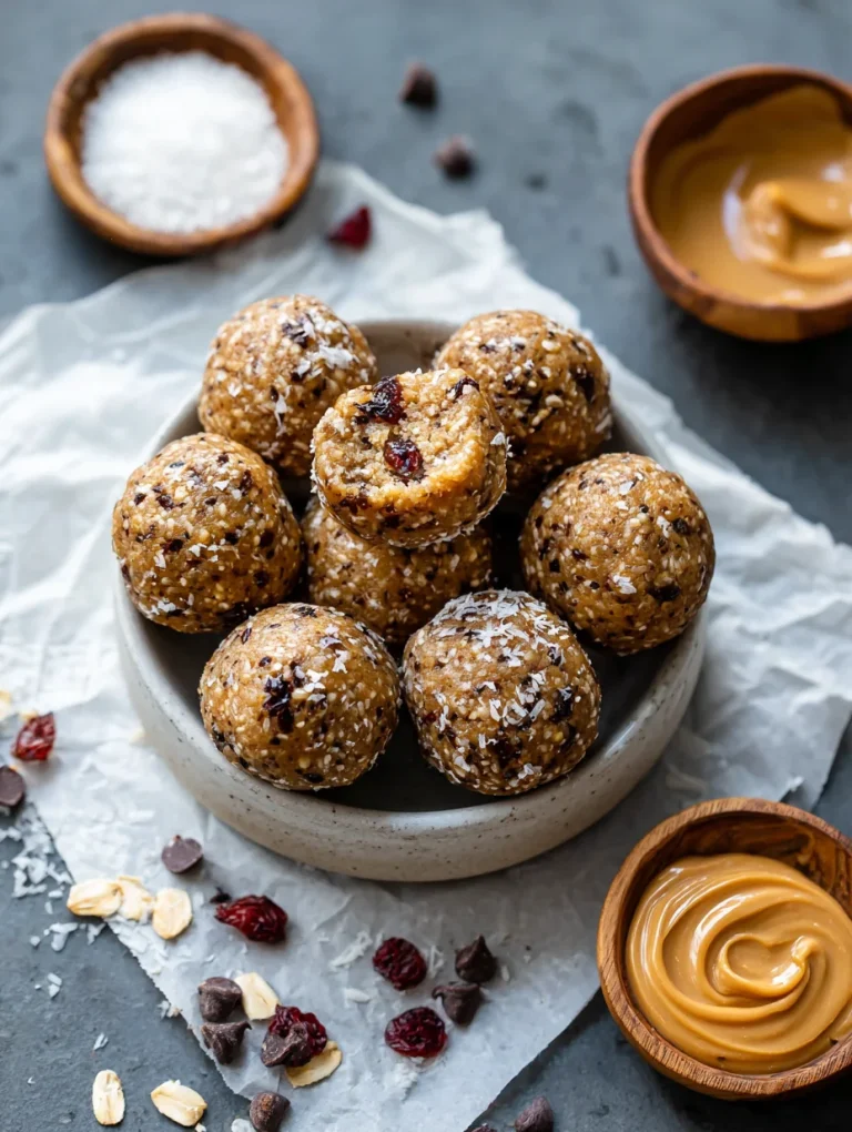5 Ingredient Peanut Butter Energy Bites