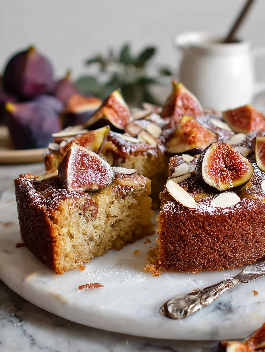 Fig & Honey Almond Cake