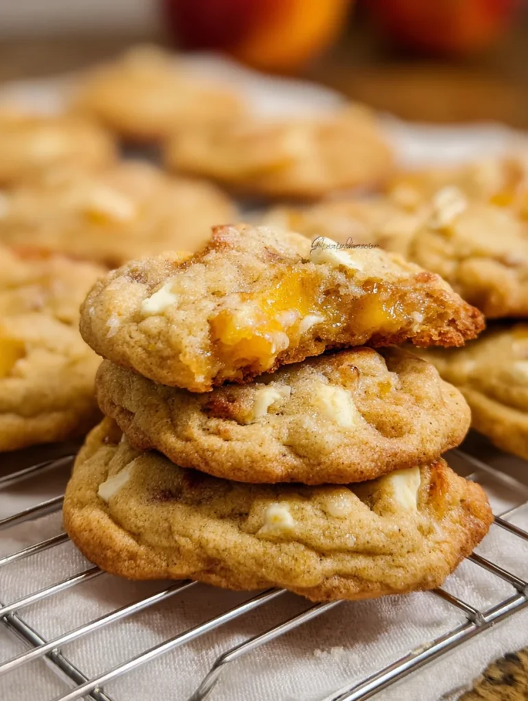 Peach Cobbler Cookies