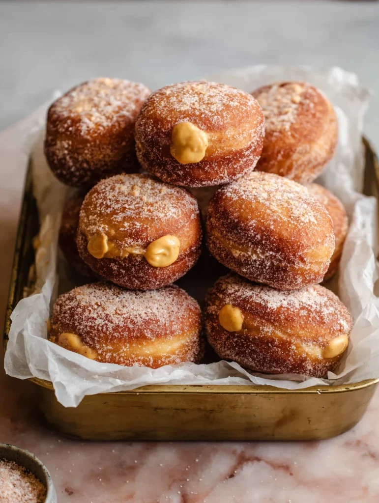 Pumpkin Cheesecake Brioche Doughnuts