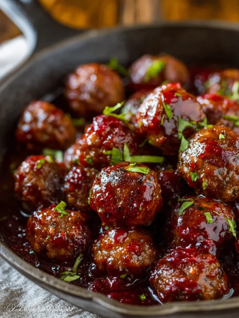 Cranberry Meatballs