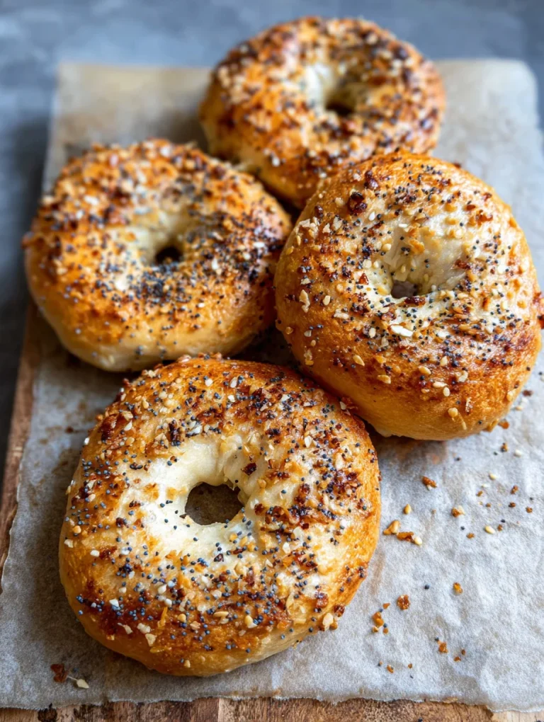 Fluffy & Healthy Greek Yogurt Bagels