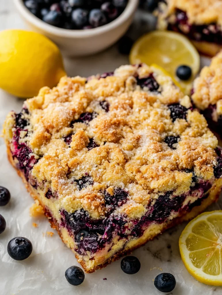 Lemony Huckleberry Buckle