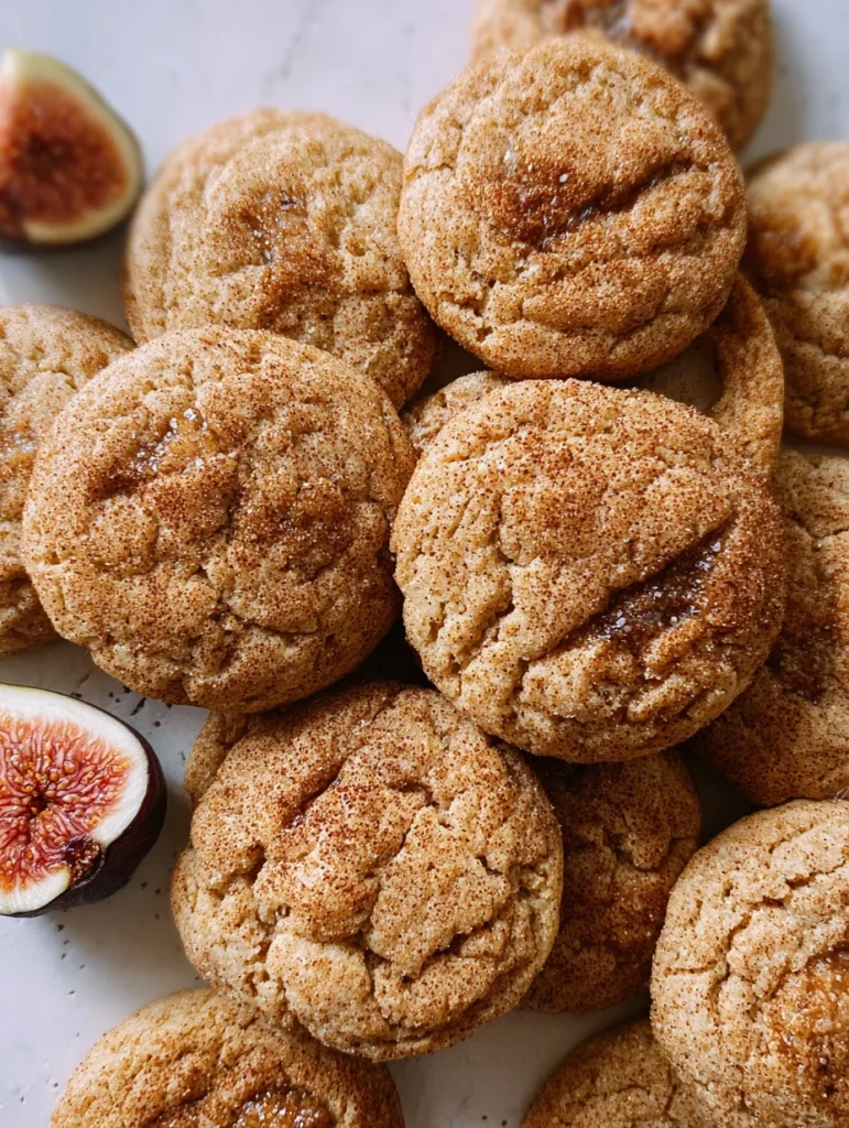 Fig Cookies with Brown Sugar and Honey