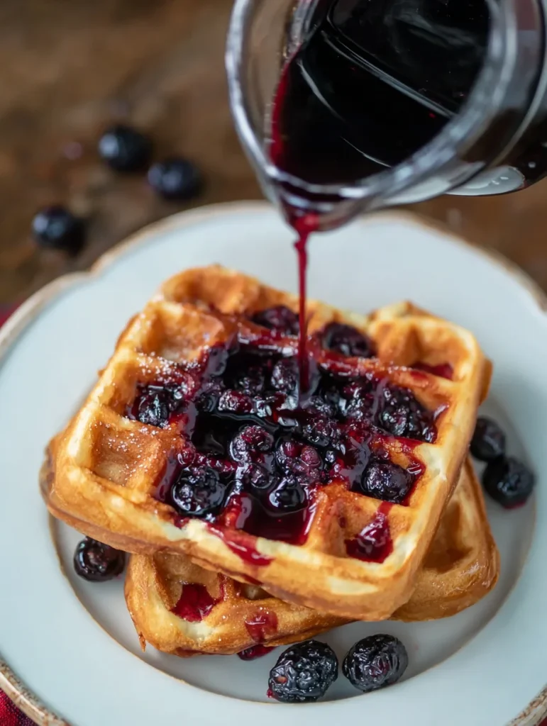 Huckleberry Syrup for Waffles