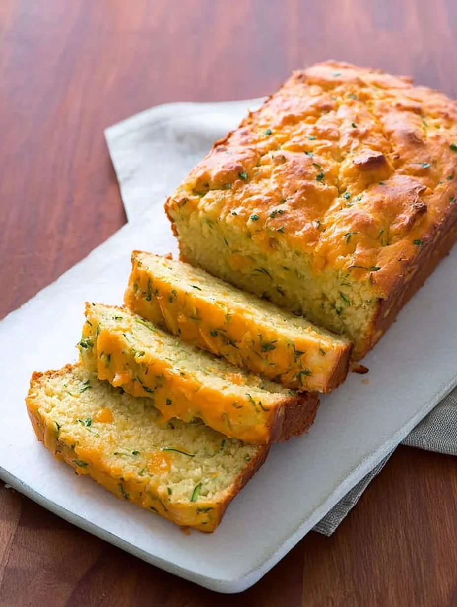 Savory Cheddar Zucchini Bread