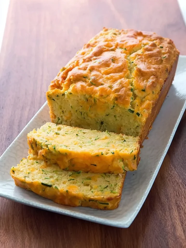 Savory Cheddar Zucchini Bread