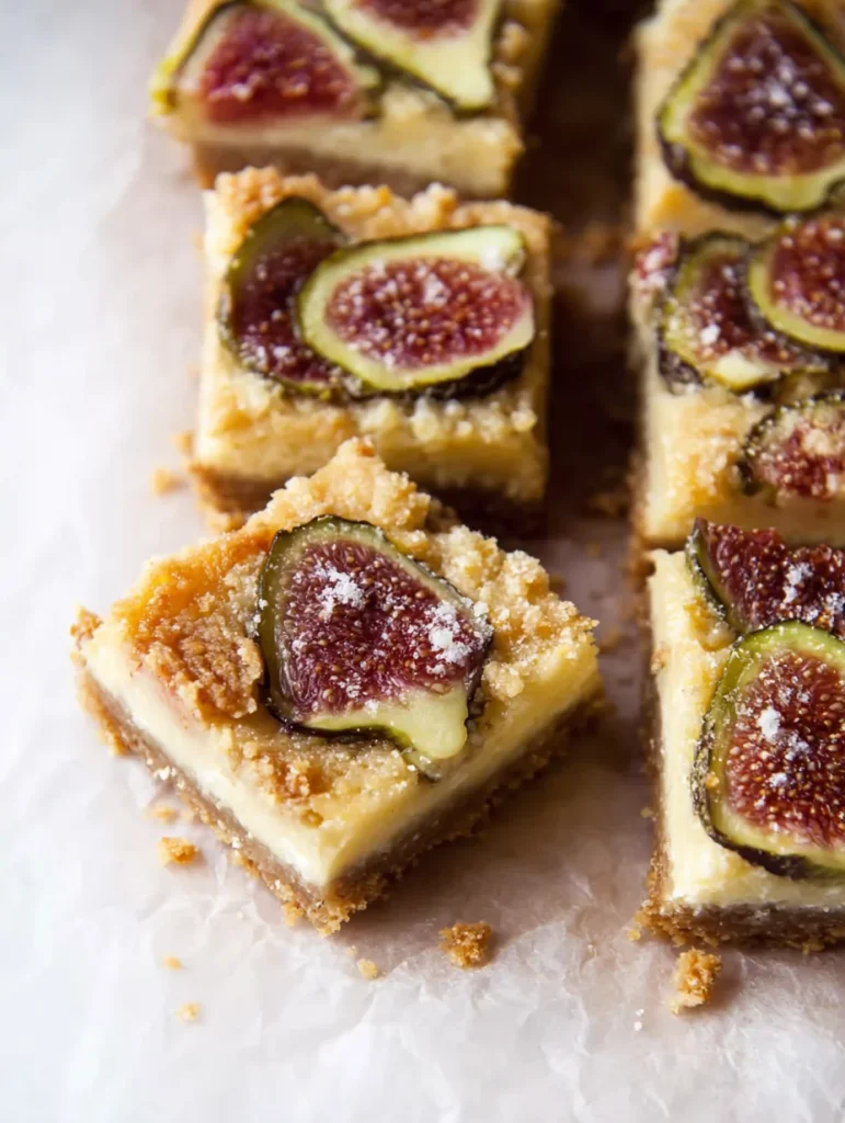Buttery Fig And Cream Cheese Bars