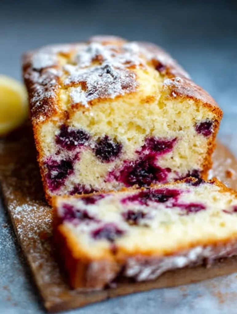 Huckleberry Lemon Loaf Recipe