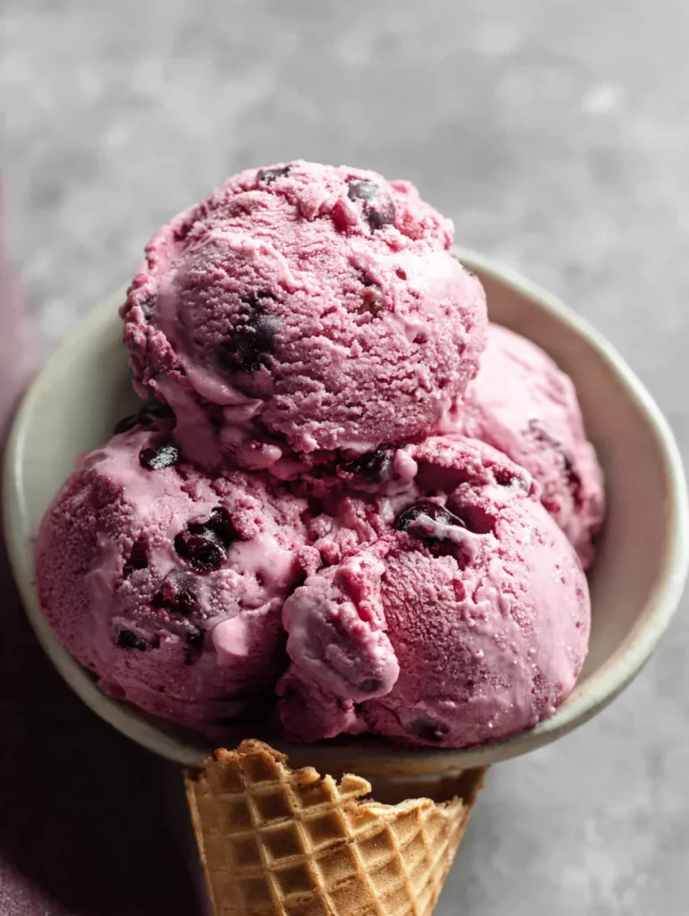 Huckleberry Ice Cream